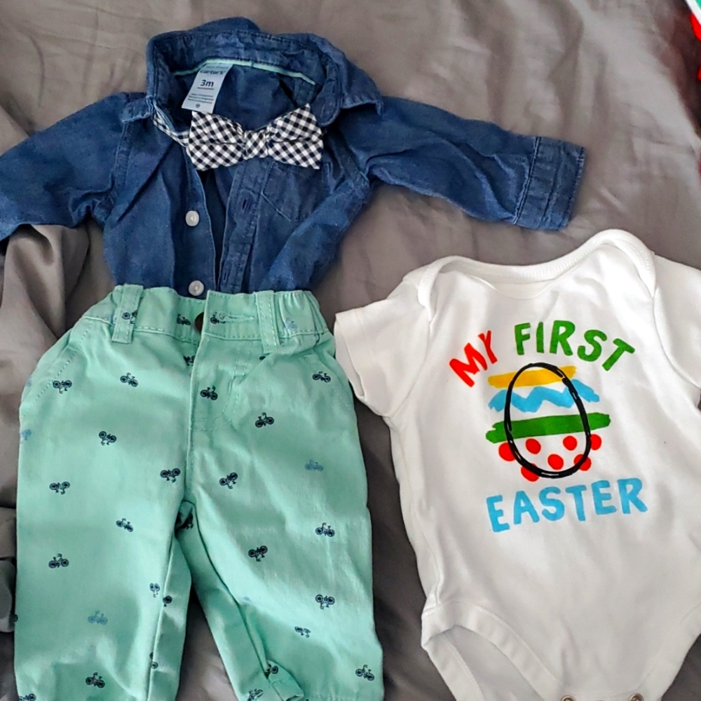 Baby Boy Easter Bundle Carters